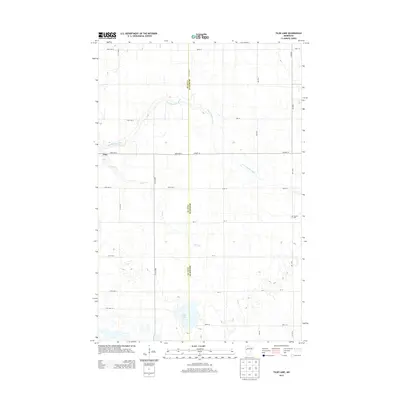 2013 Map of Tilde Lake, 2013 Print