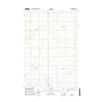 2016 Map of Tilde Lake, 2016 Print