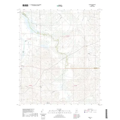 2018 Map of Tilden, 2018 Print