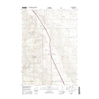 2015 Map of Tilford, 2015 Print