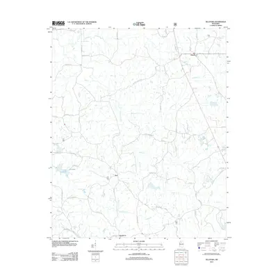 2012 Map of Tillatoba, 2012 Print