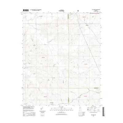 2015 Map of Tillatoba, 2015 Print