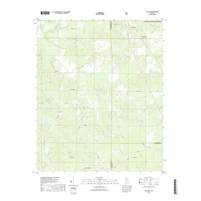 2018 Map of Tillatoba, 2018 Print