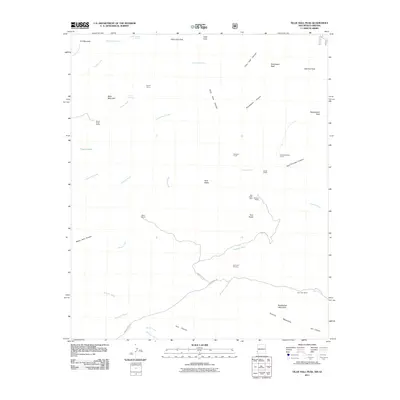 2011 Map of Tillie Hall Peak, 2011 Print