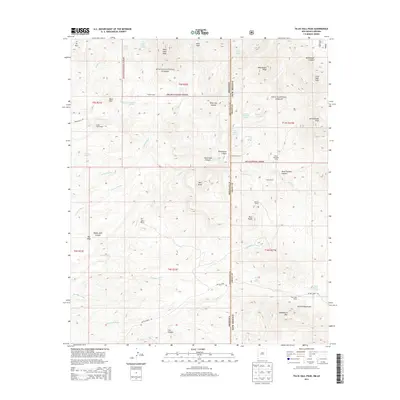 2013 Map of Tillie Hall Peak, 2013 Print