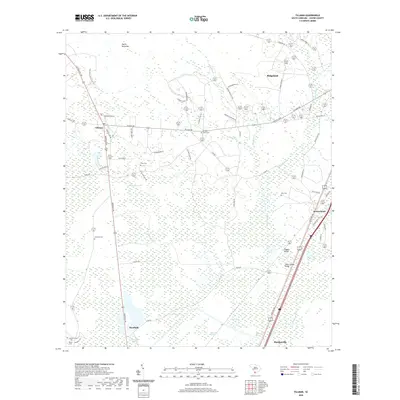 2020 Map of Tillman, 2020 Print