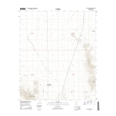 2014 Map of Tillotson Peak, 2014 Print