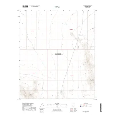 2018 Map of Tillotson Peak, 2018 Print