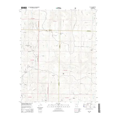 2014 Map of Tilly, 2014 Print