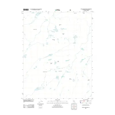 2012 Map of Tiltill Mountain, 2012 Print