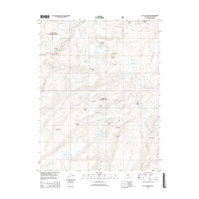 2015 Map of Tiltill Mountain, 2015 Print