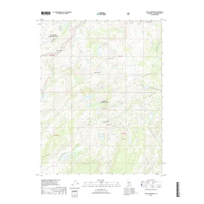 2018 Map of Tiltill Mountain, 2018 Print
