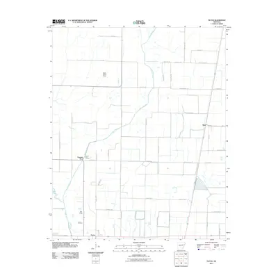 2011 Map of Tilton, 2011 Print