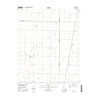 2014 Map of Tilton, 2014 Print