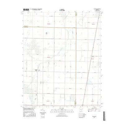 2017 Map of Tilton, 2017 Print