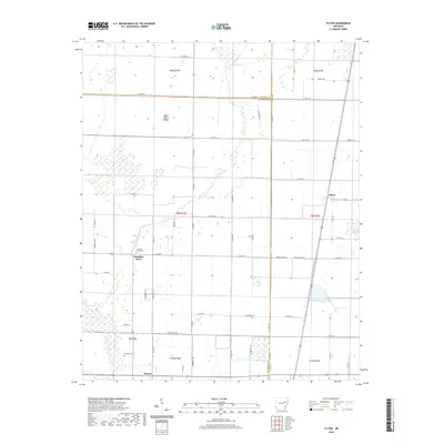 2020 Map of Tilton, 2020 Print
