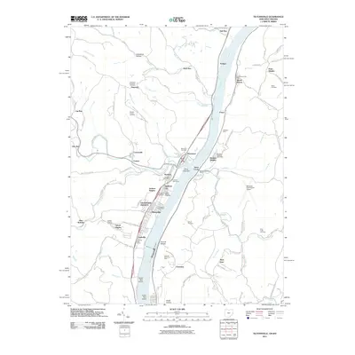 2011 Map of Tiltonsville, 2011 Print