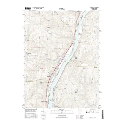 2016 Map of Tiltonsville, 2016 Print