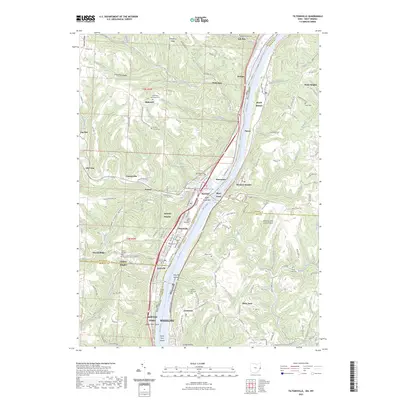 2023 Map of Tiltonsville, 2023 Print