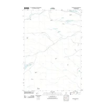 2011 Map of Tim Mountain, 2011 Print