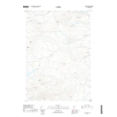 2018 Map of Tim Mountain, 2018 Print