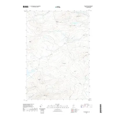 2021 Map of Tim Mountain, 2021 Print