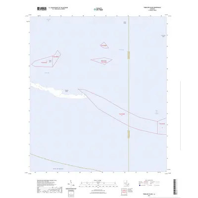 2024 Map of Timbalier Island, 2024 Print
