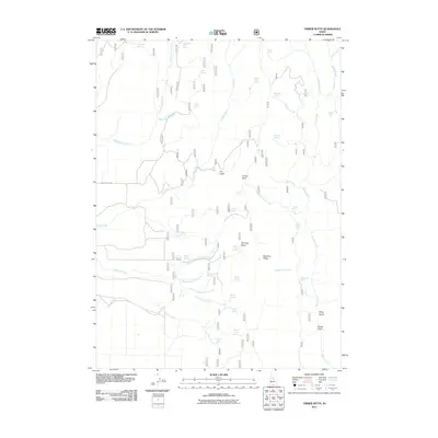 2011 Map of Timber Butte, 2011 Print