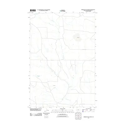 2011 Map of Timber Buttes North, 2011 Print