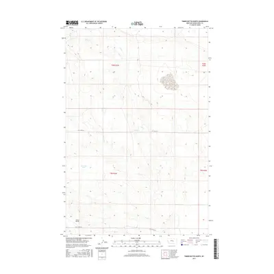 2017 Map of Timber Buttes North, 2017 Print