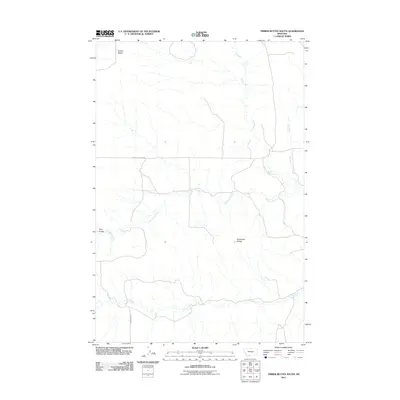 2011 Map of Timber Buttes South, 2011 Print