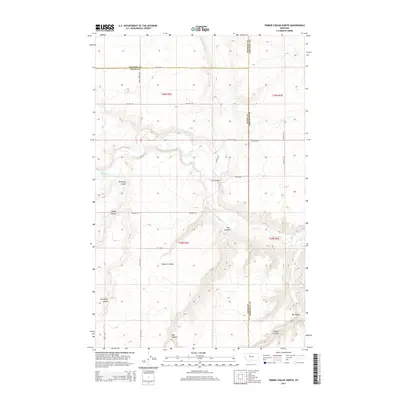 2014 Map of Timber Coulee North, 2014 Print