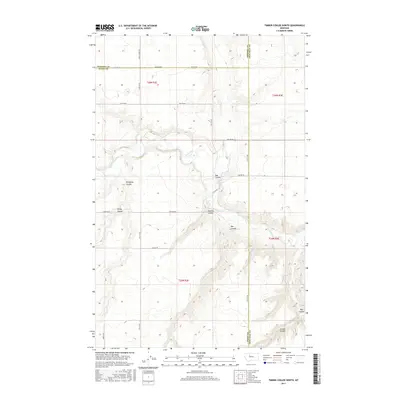 2017 Map of Timber Coulee North, 2017 Print