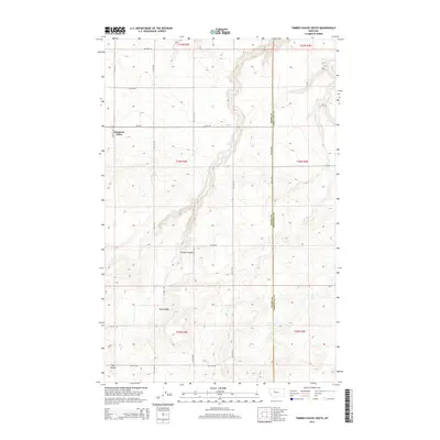 2014 Map of Timber Coulee South, 2014 Print