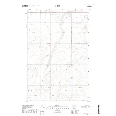 2020 Map of Timber Coulee South, 2020 Print