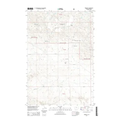 2014 Map of Timber Hill, 2014 Print