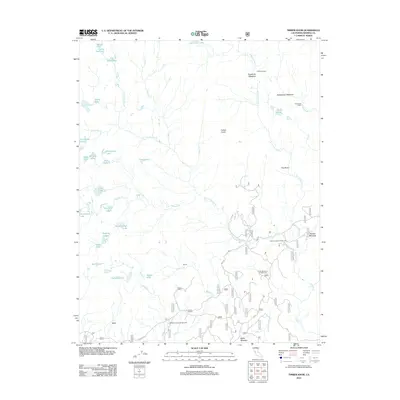 2012 Map of Timber Knob, 2012 Print