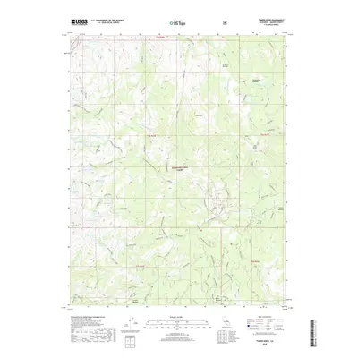 2018 Map of Timber Knob, 2018 Print