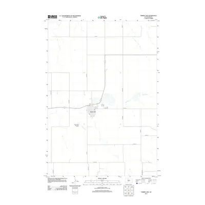 2012 Map of Timber Lake, 2012 Print