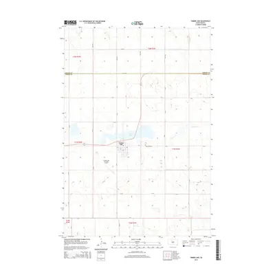 2015 Map of Timber Lake, 2015 Print