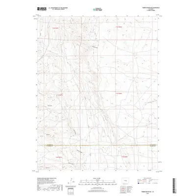 2019 Map of Timber Mountain, 2019 Print
