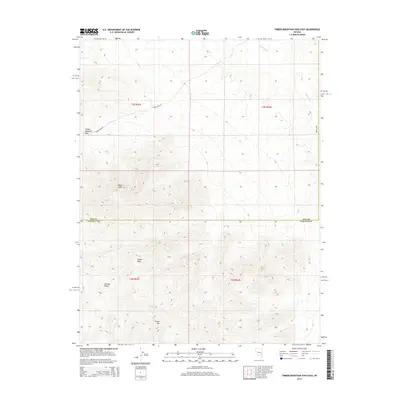 2014 Map of Timber Mountain Pass East, 2014 Print