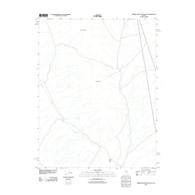 2012 Map of Timber Mountain Pass NE, 2012 Print