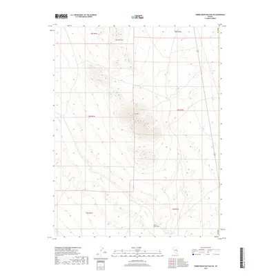 2018 Map of Timber Mountain Pass NE, 2018 Print