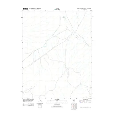 2012 Map of Timber Mountain Pass NW, 2012 Print