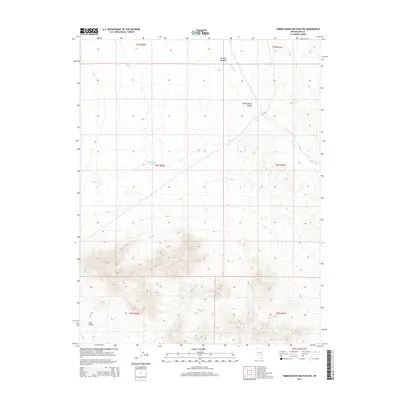 2014 Map of Timber Mountain Pass NW, 2014 Print