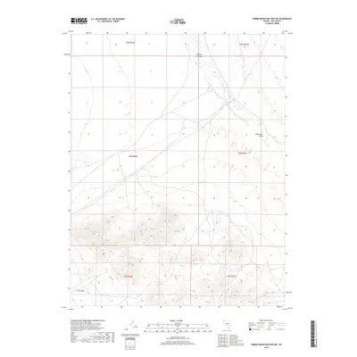2018 Map of Timber Mountain Pass NW, 2018 Print