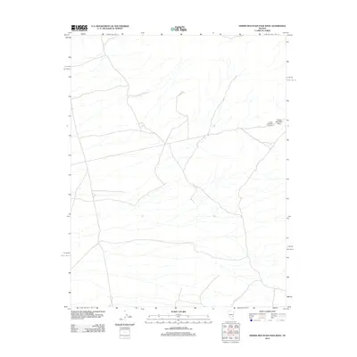 2012 Map of Timber Mountain Pass West, 2012 Print