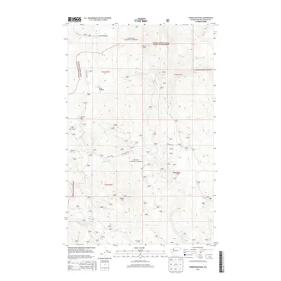 2014 Map of Timber Mountain, 2014 Print
