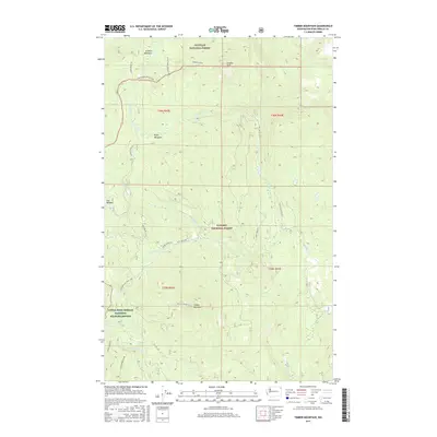 2017 Map of Timber Mountain, 2017 Print